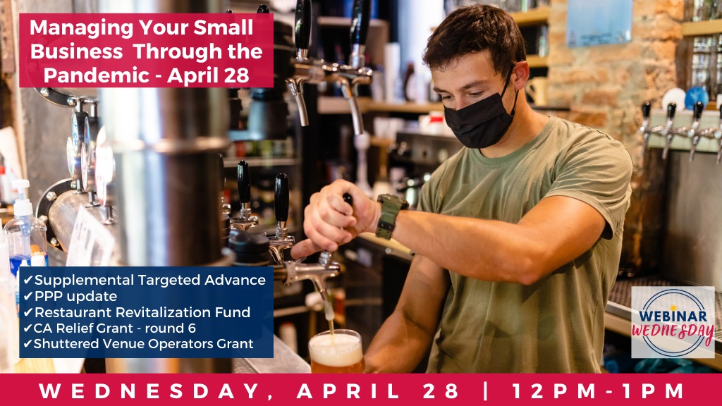 Help for small business in two new SBA grant programs focus of SBDC webinar April 28