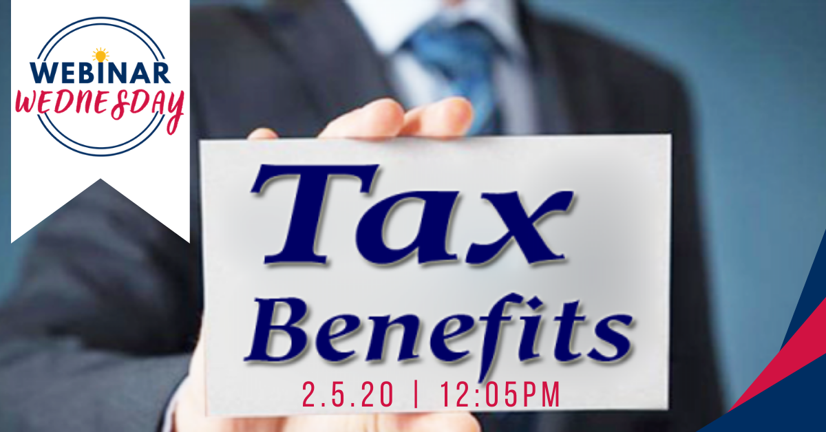 Tax Benefits for Opportunity Zones Webinar, February 5th, 2020