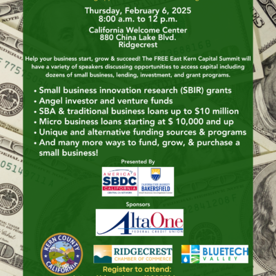 East Kern Capital Summit Flyer 2-3-2025 with disclaimer